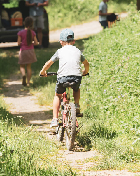 Balade à vélo en famille
