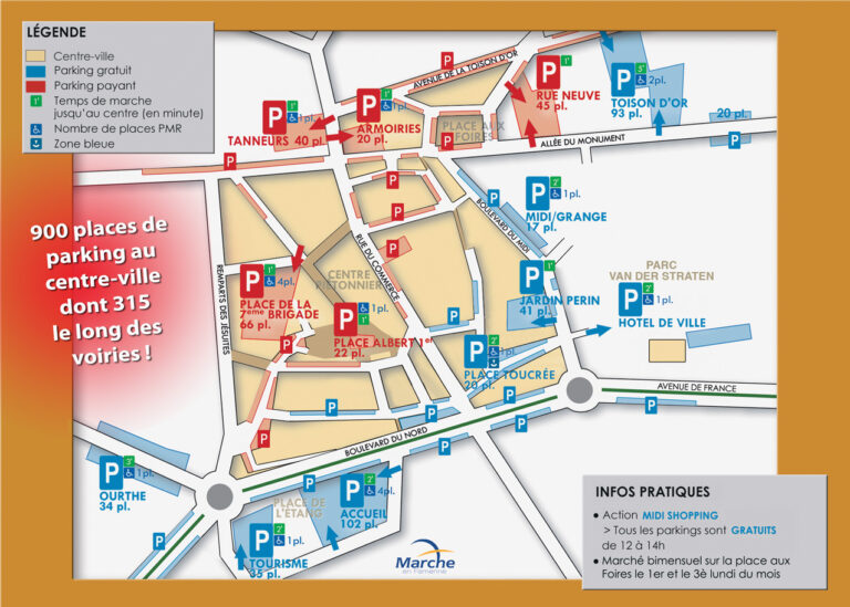 Tourisme Facilité de parking Visit MarcheenFamenne