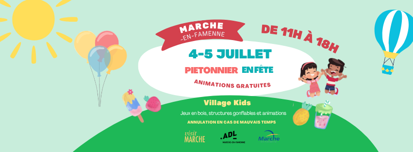 Piétonnier en Fête - 04-05 juillet et 22-23 août 2026